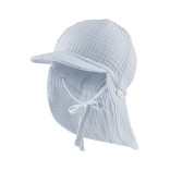 Vienspalvė vaiki&scaron;ka kepurė su kaklo apsauga nuo saulės Dangaus melsvumas 313 1