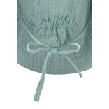 Vienspalvė vaiki&scaron;ka kepurė su kaklo apsauga nuo saulės Pastelinė turkio melsva 400 4