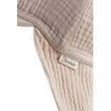 Vienspalvė vaiki&scaron;ka kepurė su kaklo apsauga nuo saulės &Scaron;velni kreminė 935 4