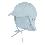 Vasarinė kepurė vaikams su mini kaklo apsauga ir rai&scaron;teliais One color Dangaus melsvumas 313 1