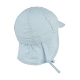 Vasarinė kepurė vaikams su mini kaklo apsauga ir rai&scaron;teliais One color Dangaus melsvumas 313 2