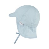 Vasarinė kepurė vaikams su mini kaklo apsauga ir rai&scaron;teliais One color Dangaus melsvumas 313 3