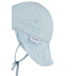 Vasarinė kepurė vaikams su mini kaklo apsauga ir rai&scaron;teliais One color Dangaus melsvumas 313 5