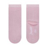 Plonos bambuko pluo&scaron;to kojinės vaikams, 3 poros (18-34 dydžiai) Tamsiai rausva 737 4