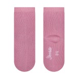 Plonos bambuko pluo&scaron;to kojinės vaikams, 3 poros (18-34 dydžiai) Tamsiai rausva 737 5