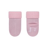 Plonos bambuko pluo&scaron;to kojinaitės kūdikiams, 3 poros Tamsiai rausva 737 4