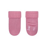 Plonos bambuko pluo&scaron;to kojinaitės kūdikiams, 3 poros Tamsiai rausva 737 5