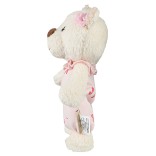 Mink&scaron;tas pliu&scaron;inis žaislas vaikams Me&scaron;kutė Betty, 16x11 cm Perlo balta 903 4