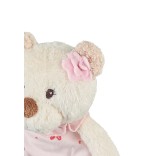 Mink&scaron;tas pliu&scaron;inis žaislas vaikams Me&scaron;kutė Betty, 16x11 cm Perlo balta 903 5