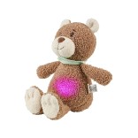 Migdukas su naktine lempute ir raminančiais garsais Me&scaron;kutis Bo, 32 cm Ry&scaron;kiai ruda 998 11