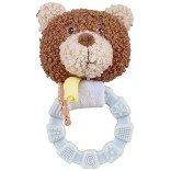 Kūdikių kramtukas - guminis žiedas Me&scaron;kutis Bob, 13 cm &Scaron;velni melsva 398 1
