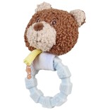 Kūdikių kramtukas - guminis žiedas Me&scaron;kutis Bob, 13 cm &Scaron;velni melsva 398 4
