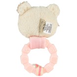 Kūdikių kramtukas - guminis žiedas Me&scaron;kutė Betty, 13 cm Rausva 702 2