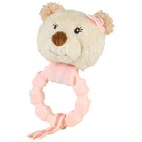 Kūdikių kramtukas - guminis žiedas Me&scaron;kutė Betty, 13 cm Rausva 702 4