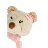 Kūdikių kramtukas - guminis žiedas Me&scaron;kutė Betty, 13 cm Rausva 702 5