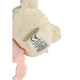 Kūdikių kramtukas - guminis žiedas Me&scaron;kutė Betty, 13 cm Rausva 702 6