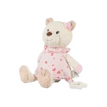 Mink&scaron;tas muzikinis žaislas Me&scaron;kutė Betty, 24 cm Perlo balta 903 1