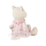 Mink&scaron;tas muzikinis žaislas Me&scaron;kutė Betty, 24 cm Perlo balta 903 4