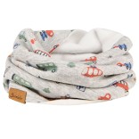 Vaiki&scaron;ka kaklo mova su pūkeliu Auto &Scaron;viesiai pilka 513 1