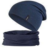 Trikotažinė kaklaskarė - mova Tamsiai mėlyna 300 2