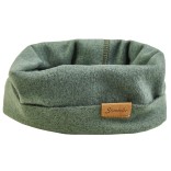 Vaiki&scaron;ka, storesnio trikotažo kaklo mova, Melanžas Smaragdo žalia 255 1