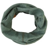 Vaiki&scaron;ka, storesnio trikotažo kaklo mova, Melanžas Smaragdo žalia 255 2