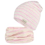 Vaiki&scaron;ka kepurė beanie Dryžuota su ta&scaron;keliais Kobalto mėlyna 315 6