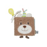 Knygelė kūdikiams Me&scaron;kinų &scaron;eimyna Ry&scaron;kiai ruda 998 1