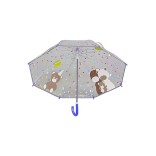 Vaiki&scaron;kas skėtis Me&scaron;kinų &scaron;eimyna, skaidrus, 60 cm Žalsva 105 3