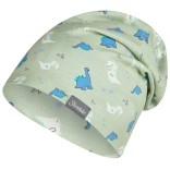 Beanie kepurė vaikams Dinozauriukai &Scaron;velni mėta 200 1