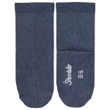 Plonos bambuko pluo&scaron;to kojinės vaikams, 3 poros (18-34 dydžiai) &Scaron;viesiai mėlyna 318 3