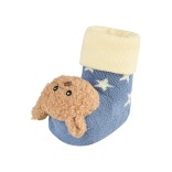 Vaiki&scaron;kos kojinės su bar&scaron;kučiu Me&scaron;kiukas teddy Dangi&scaron;kai žydra 365 1