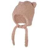 Vaiki&scaron;ka kepurė su rai&scaron;teliais Teddy kačiuko ausys Rožinė 748 1