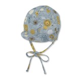 Vienguba vaikiška trikotažinė kepurė kūdikiams geltona-115 1
