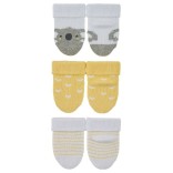 Frotinės kojinaitės kūdikiams , 3 poros Skaisti balta 500 1