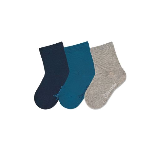 Medvilninės kojinės "Trys spalvos", 3 poros 