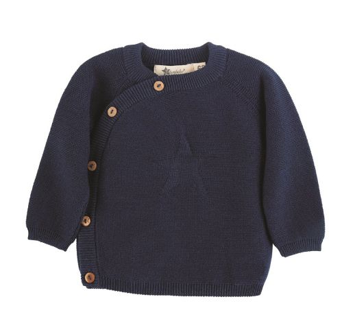 Vaikiškas megztinis Žvaigždė Tamsiai mėlyna 300