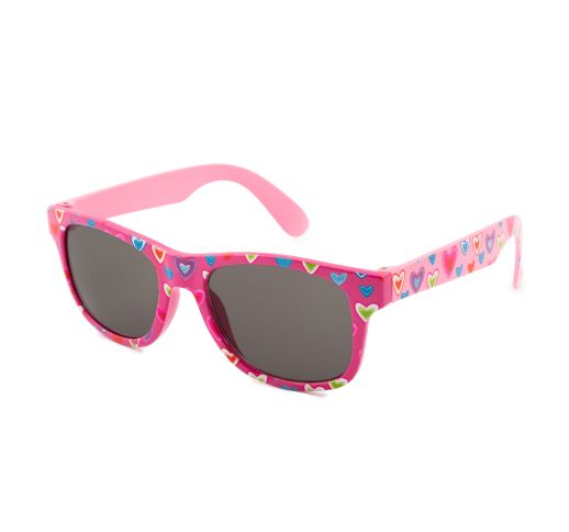 Vaikiški akiniai nuo saulės poliarizuotais stiklais "KIDS Explorer Rožiniai"1