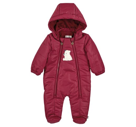 Žieminis kombinezonas kūdikiams Teddy, 56 - 80 cm. Raudona 885