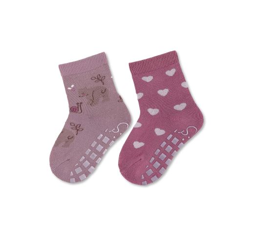 Neslystančios kojinės vaikams Sraigė, AIR, 2 poros (18-26 dydžiai) Švelniai violetinė 600