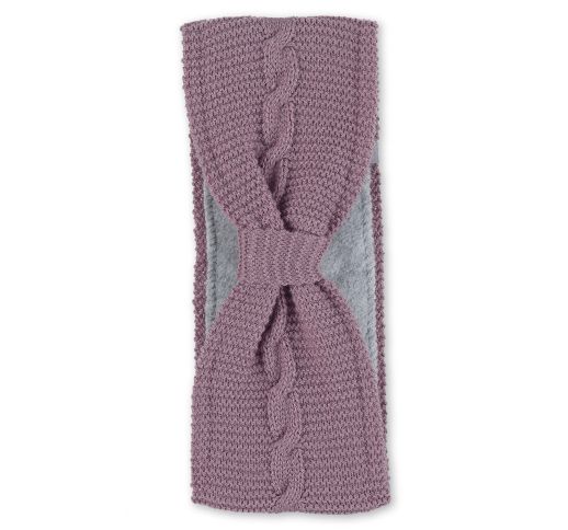 Megzta galvos juosta mergaitėms Švelniai violetinė 600