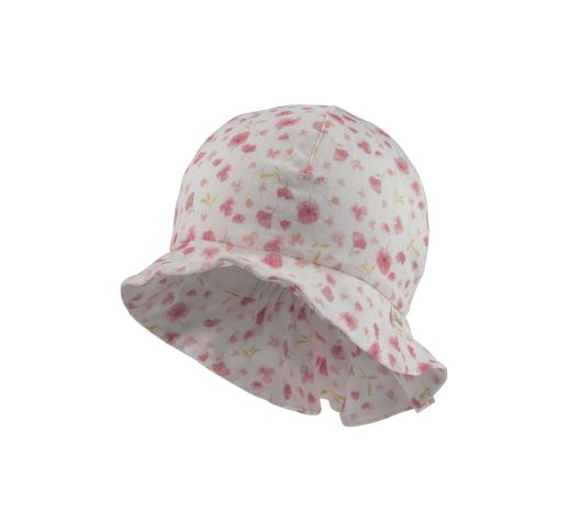 Vasarinė kepurė mergaitėms su trumpa kaklo apsauga 