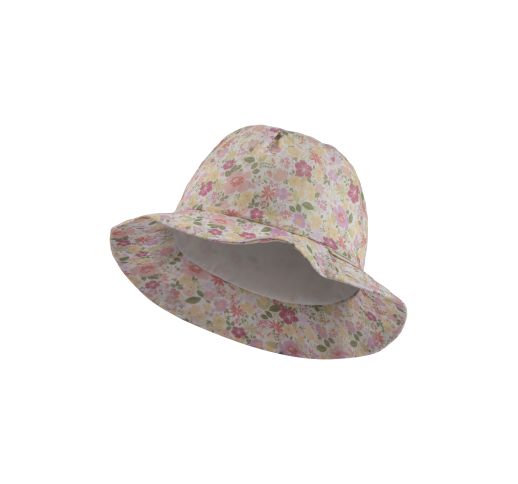 Vasarinė kepurė mergaitei Gėlytės Balta 908