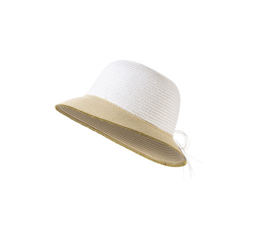 Skrybėlė mergaitėms Balta Skaisti balta 500