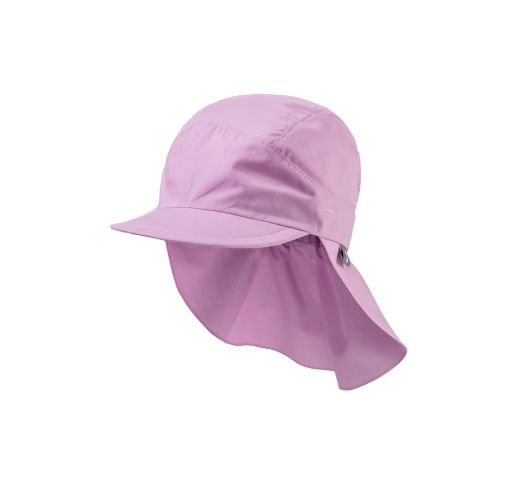 Vasarinė kepurė vaikams su kaklo apsauga One colour 767 Rausva
