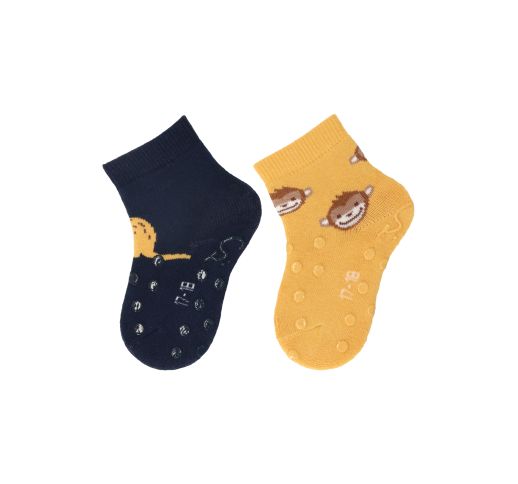 Ropojimo kojinės vaikams Kengūra, frotinės, 2 poros (18-22 dydžiai) Tamsiai mėlyna 300