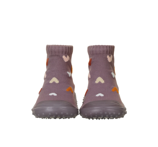 Vaikiški vandens batai - kojinės Širdelės (20-28 dydžiai) Švelniai violetinė 600