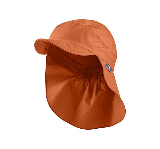 Vasarinė kepurė vaikams su kaklo apsauga One colour Ruda 865
