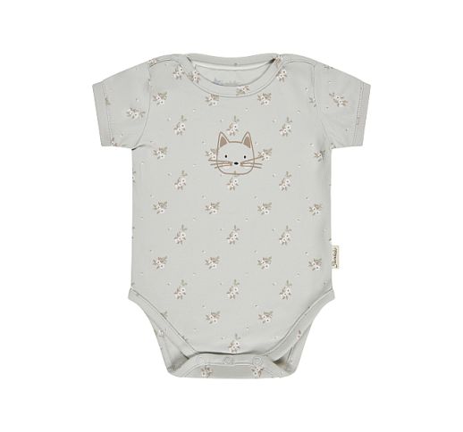 Bodis trumpomis rankovėmis Lilly 50-86 cm. Šviesiai pilka 513