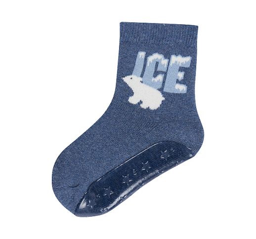 Frotinės neslystančios kojinės ICE, (18-28 dydžiai) Džinso mėlyna 347